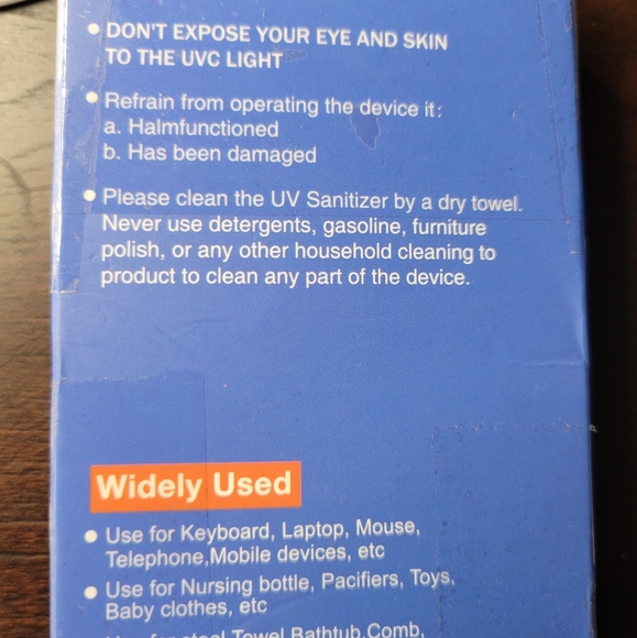 PORTABLE UV STERILIZER 99.9% - Picture 7 of 9